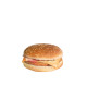 Bigburguesa de bacon, queso y salsa BBQ